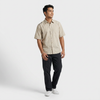 Cotton Striped Cuban Shirt