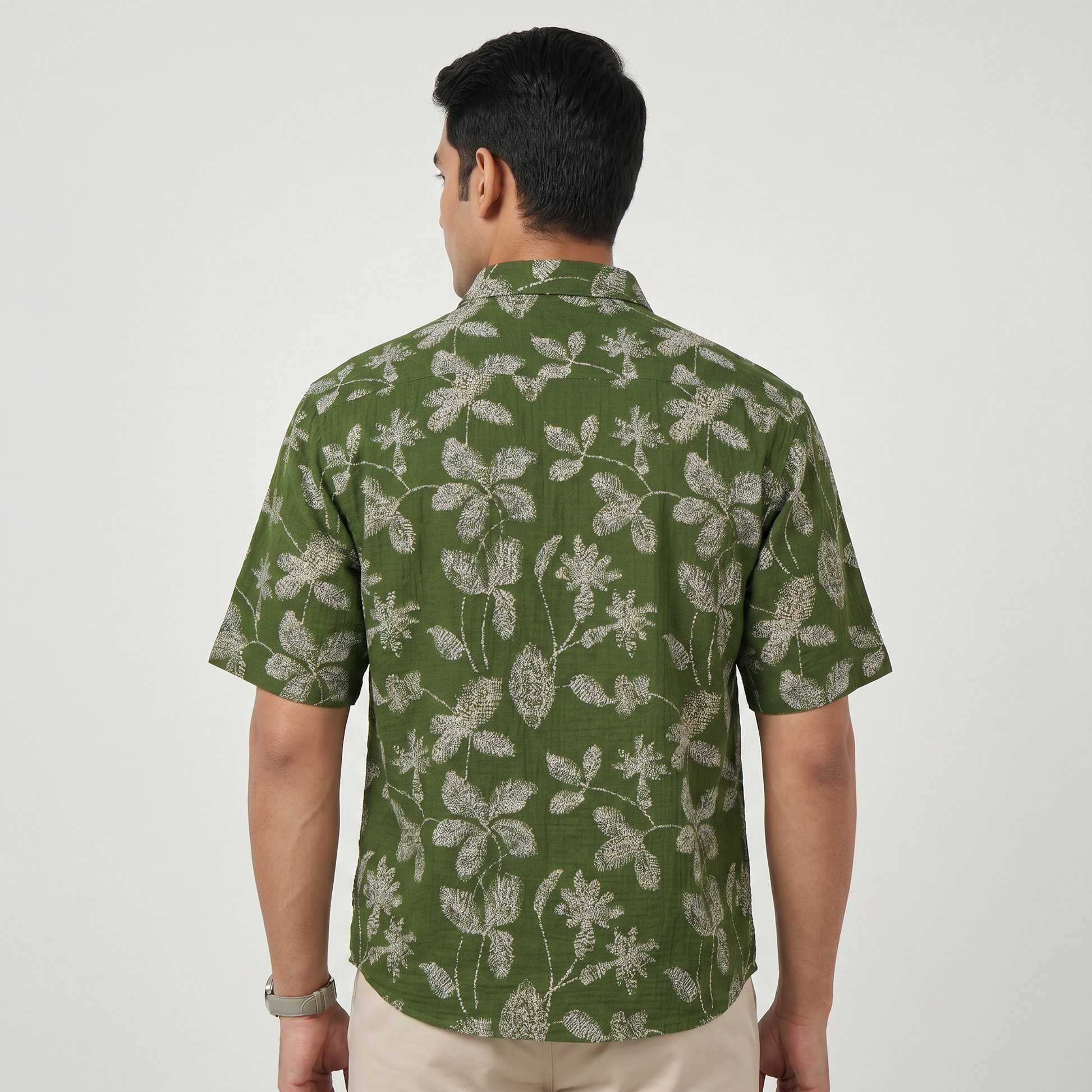 Cotton Printed Cuban Shirt
