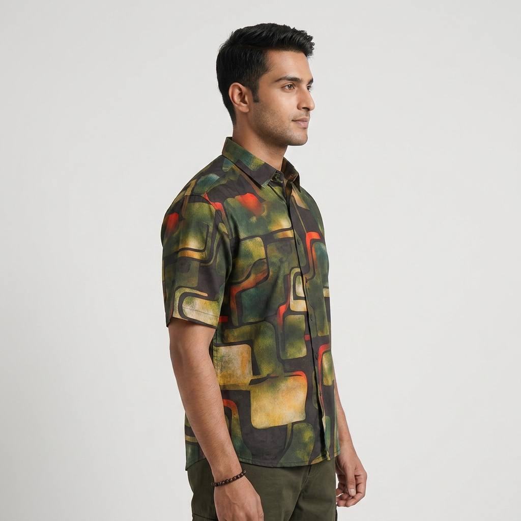 Printed Cuban Shirt