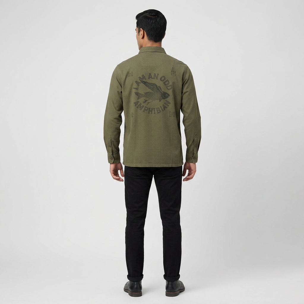 Cotton Printed Cuban Shirt