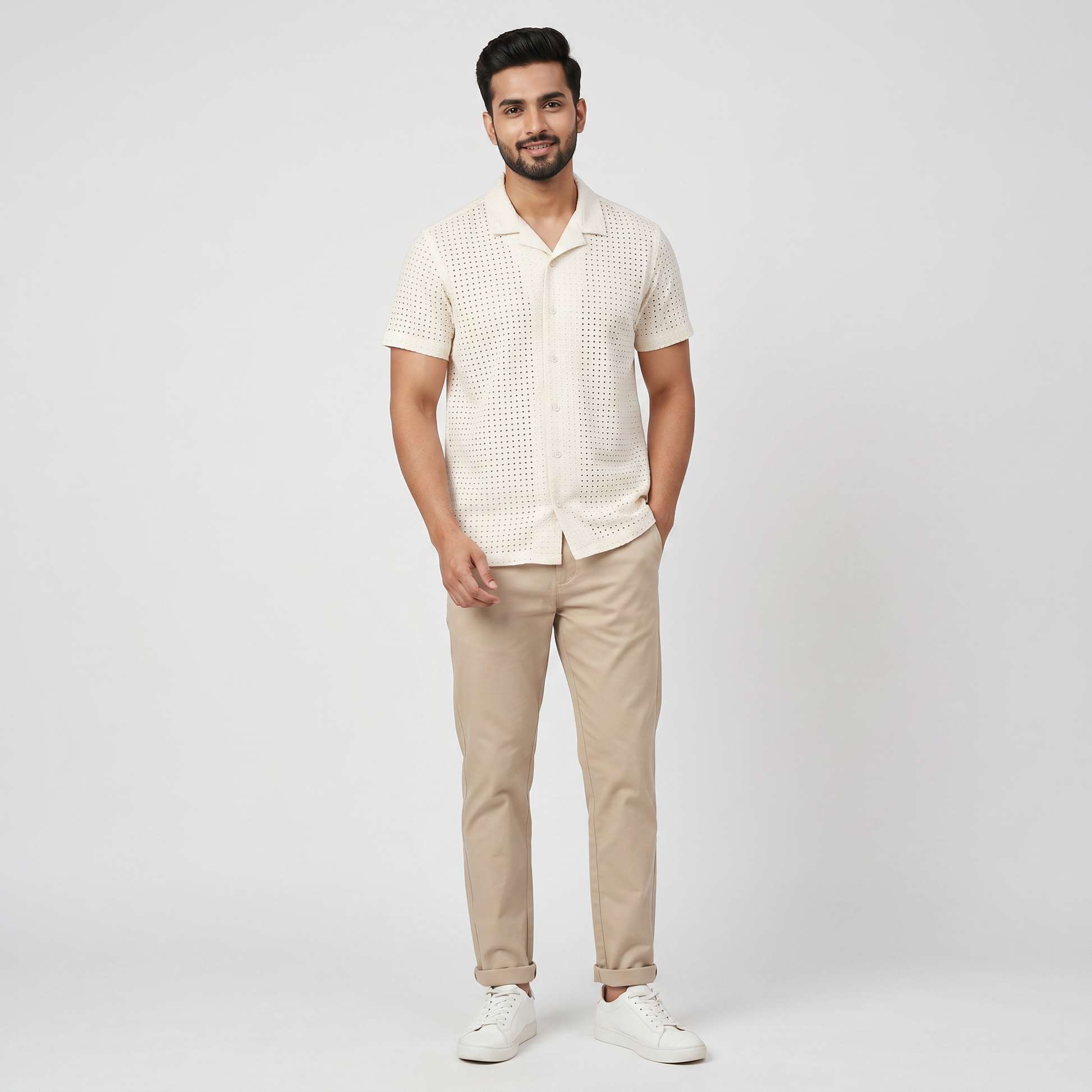 Structured Camp Collar Bae Shirt