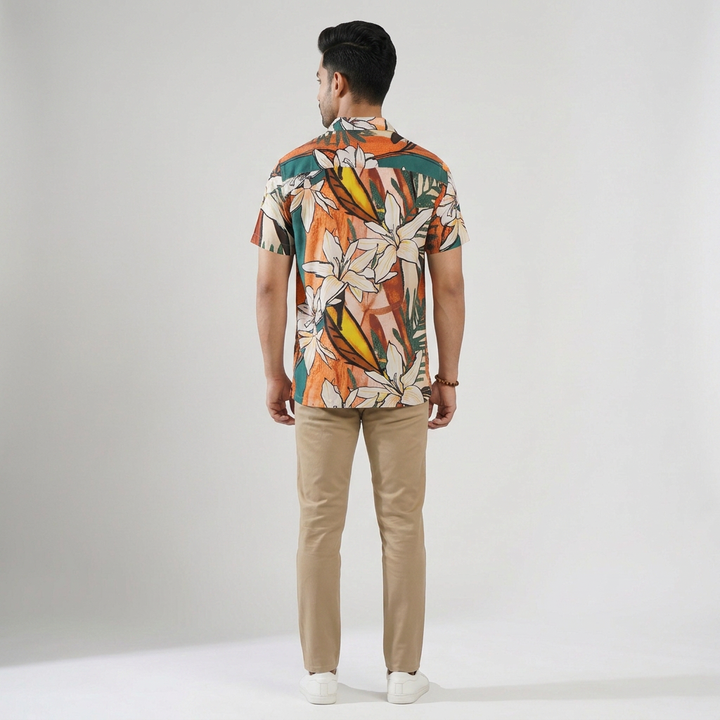 Printed Cuban Shirt