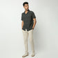 Regular Fit Textured Camp Collar Shirt