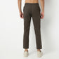 Regular Fit Solid Ankle Length Mid Rise Pants