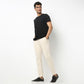 Regular Fit Solid Ankle Length Mid Rise Pants