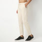 Regular Fit Solid Ankle Length Mid Rise Pants