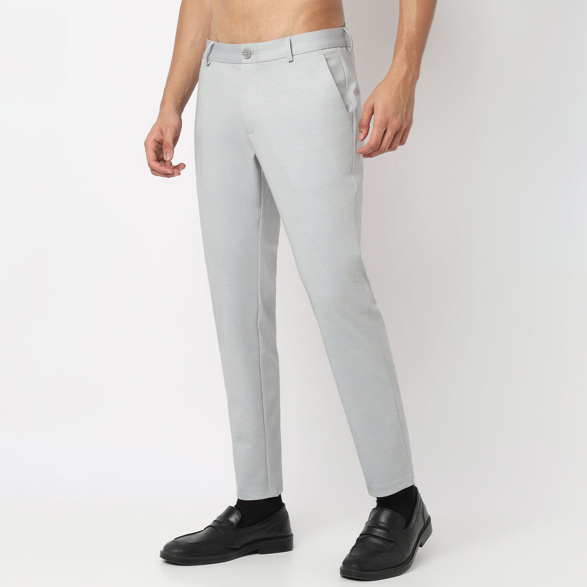 Crop Flex Pants - Ultra-Stretch Travel Friendly Crop Length With Secure Zip Pocket