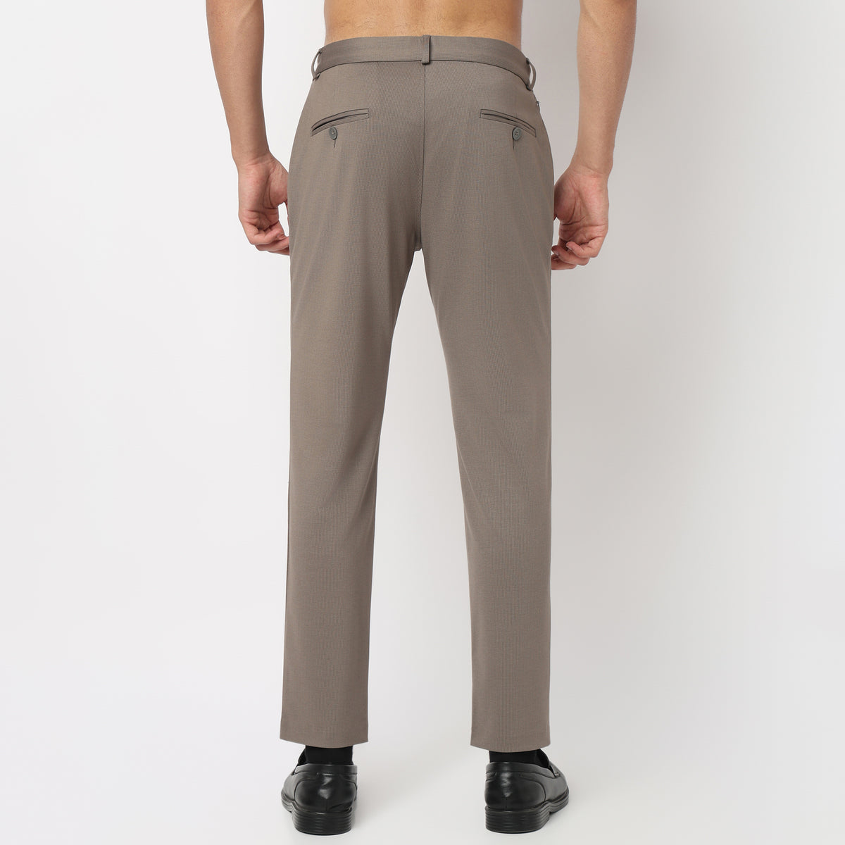 Crop Flex Pants - Ultra-Stretch Travel Friendly Crop Length With Secure Zip Pocket