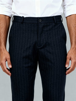 Crop Flex Pants - Ultra-Stretch Travel Friendly Crop Length With Secure Zip Pocket