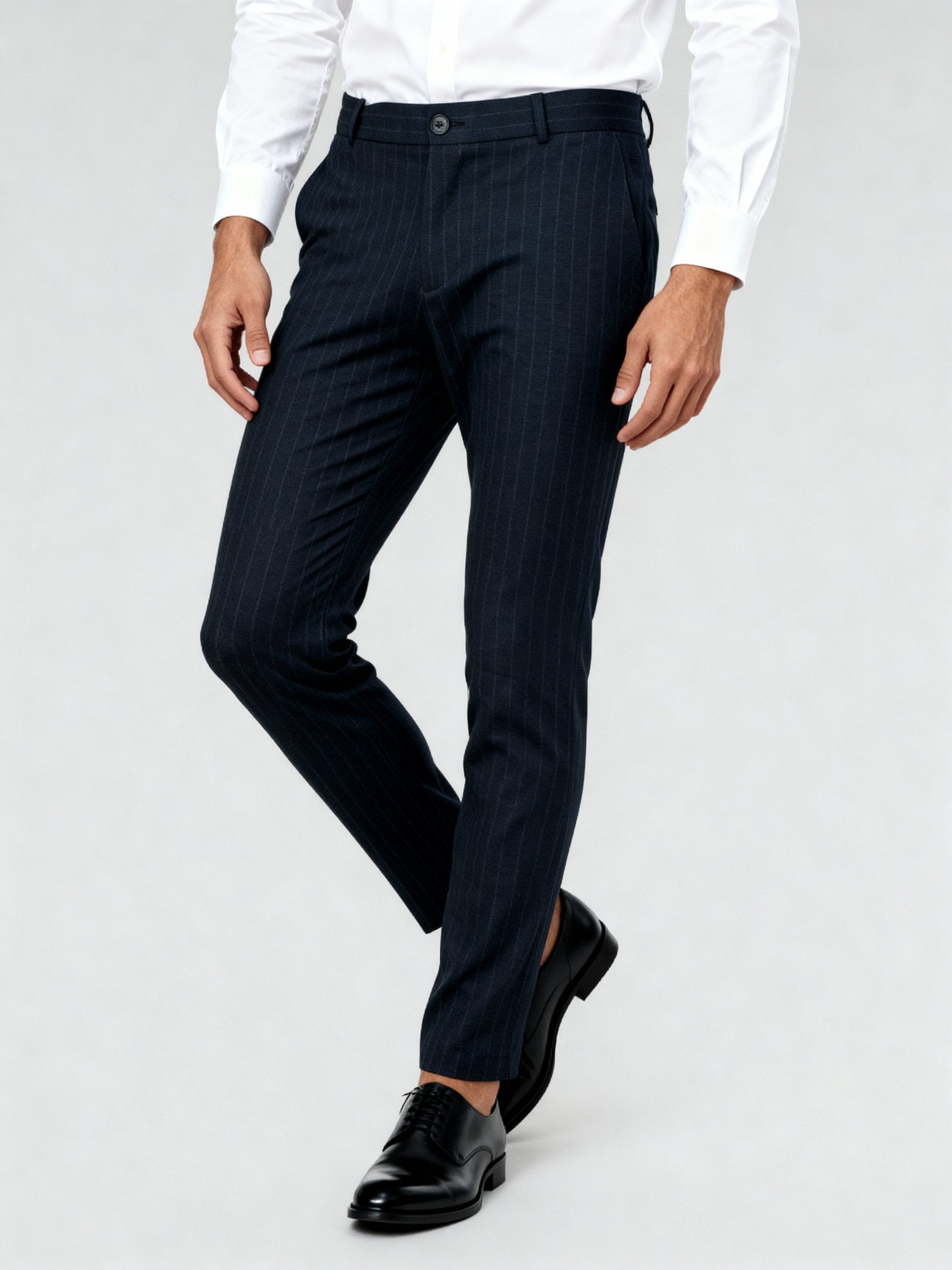 Crop Flex Pants - Ultra-Stretch Travel Friendly Crop Length With Secure Zip Pocket