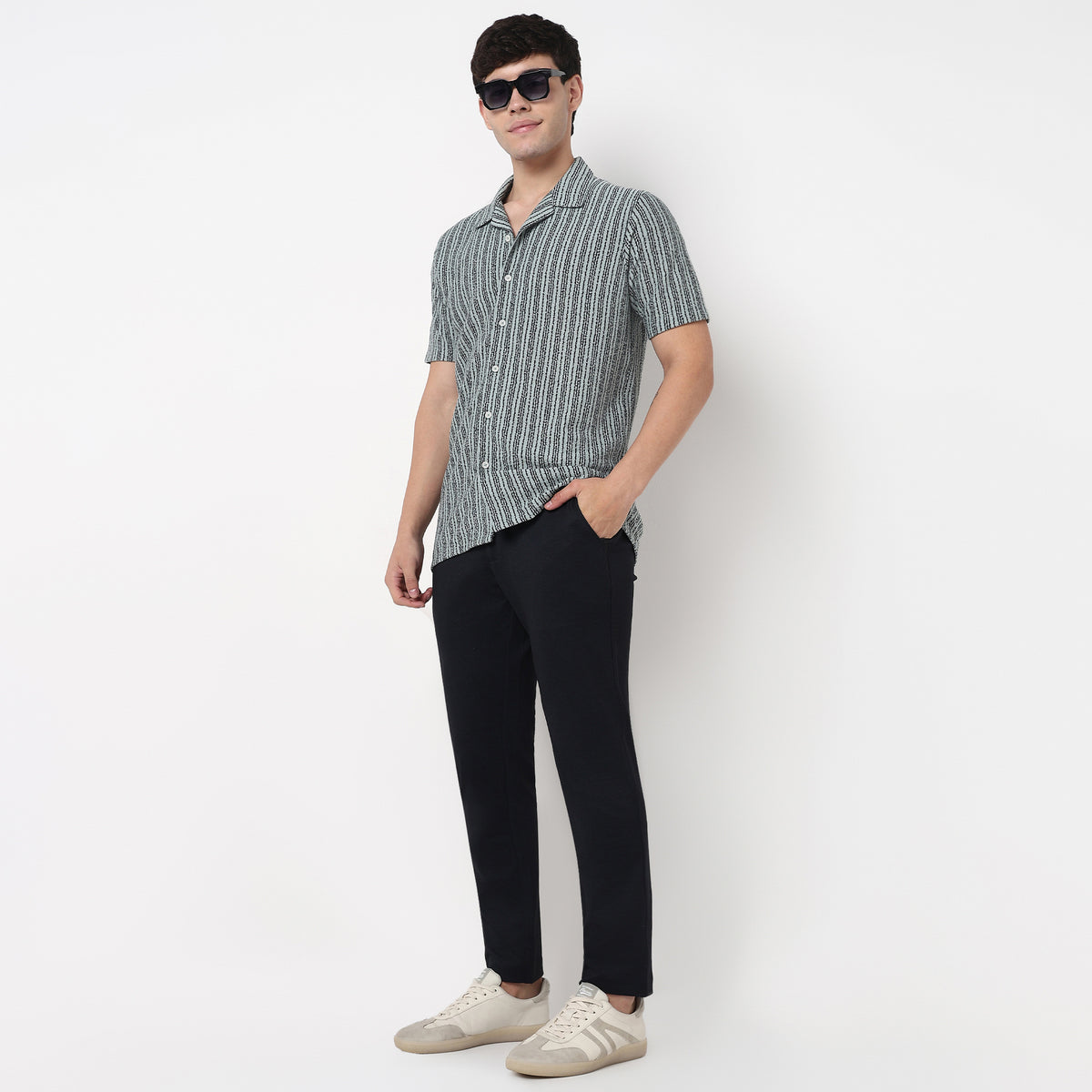 Crop Flex Pants - Ultra-Stretch Travel Friendly Crop Length With Secure Zip Pocket