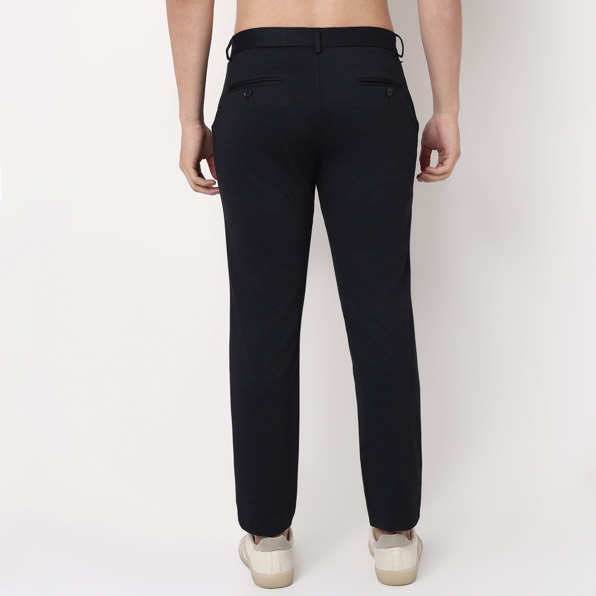 Crop Flex Pants - Ultra-Stretch Travel Friendly Crop Length With Secure Zip Pocket
