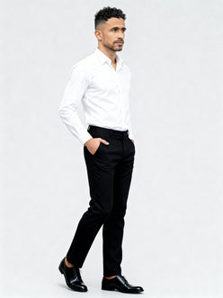 Crop Flex Pants - Ultra-Stretch Travel Friendly Crop Length With Secure Zip Pocket