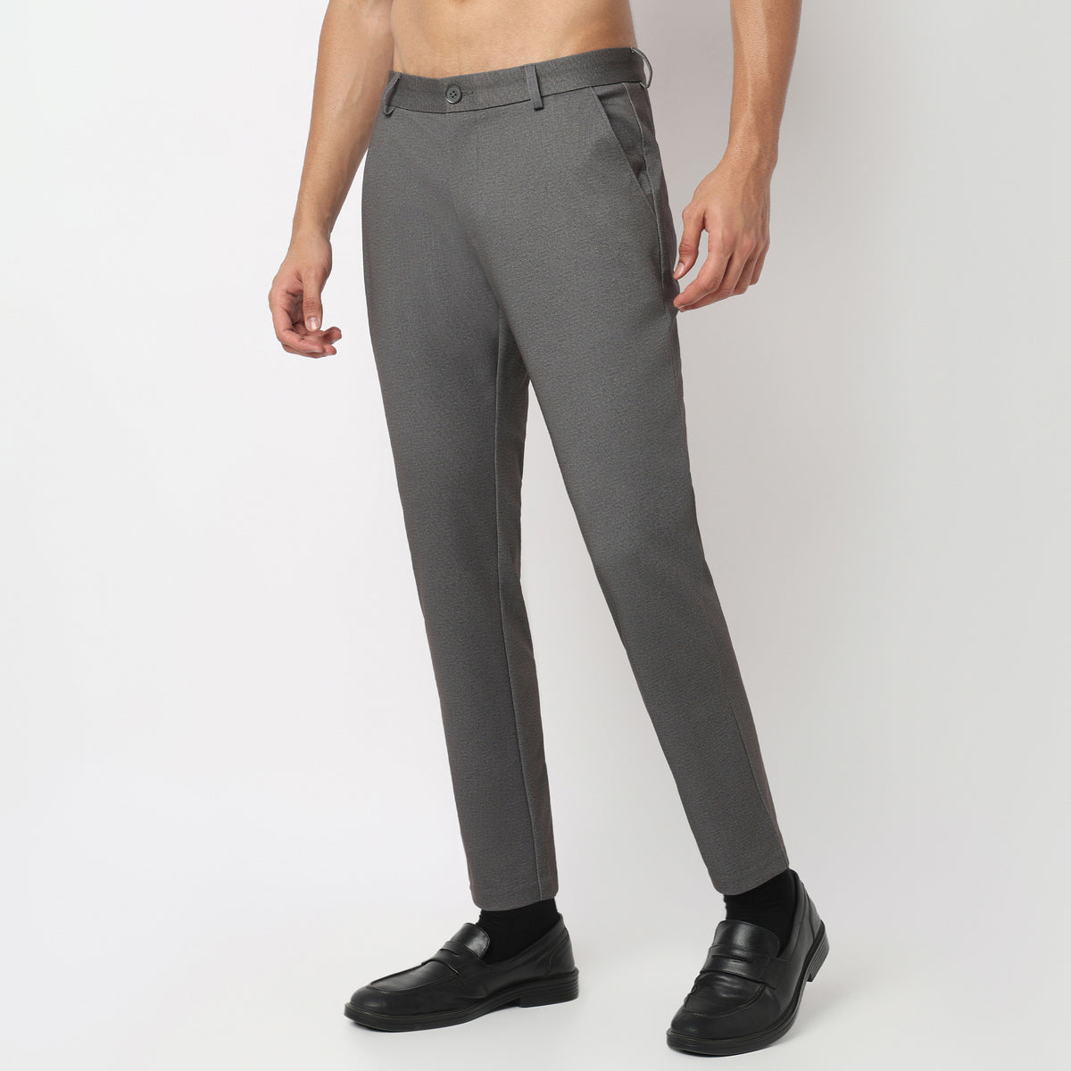 Crop Flex Pants - Ultra-Stretch Travel Friendly Crop Length With Secure Zip Pocket