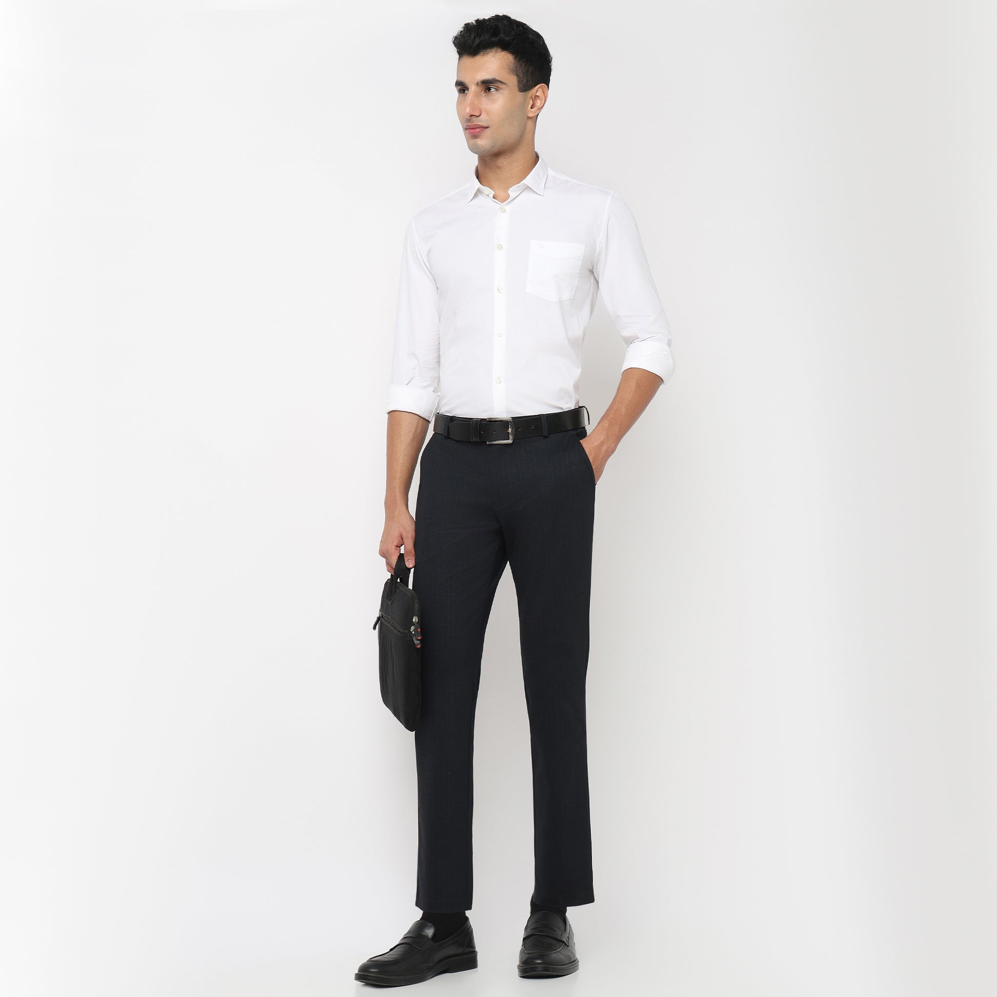 Crop Flex Pants - Ultra-Stretch Travel Friendly Crop Length With Secure Zip Pocket