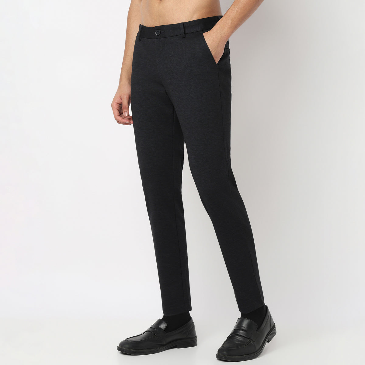 Crop Flex Pants - Ultra-Stretch Travel Friendly Crop Length With Secure Zip Pocket