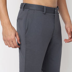 Crop Flex Pants - Ultra-Stretch Travel Friendly Crop Length With Secure Zip Pocket