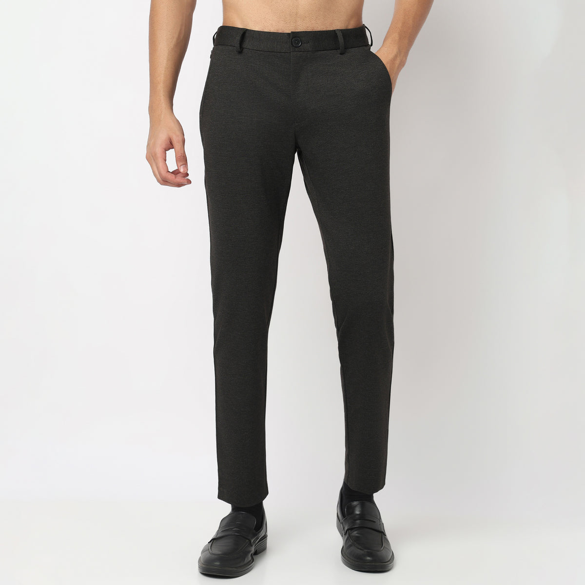 Crop Flex Pants - Ultra-Stretch Travel Friendly Crop Length With Secure Zip Pocket