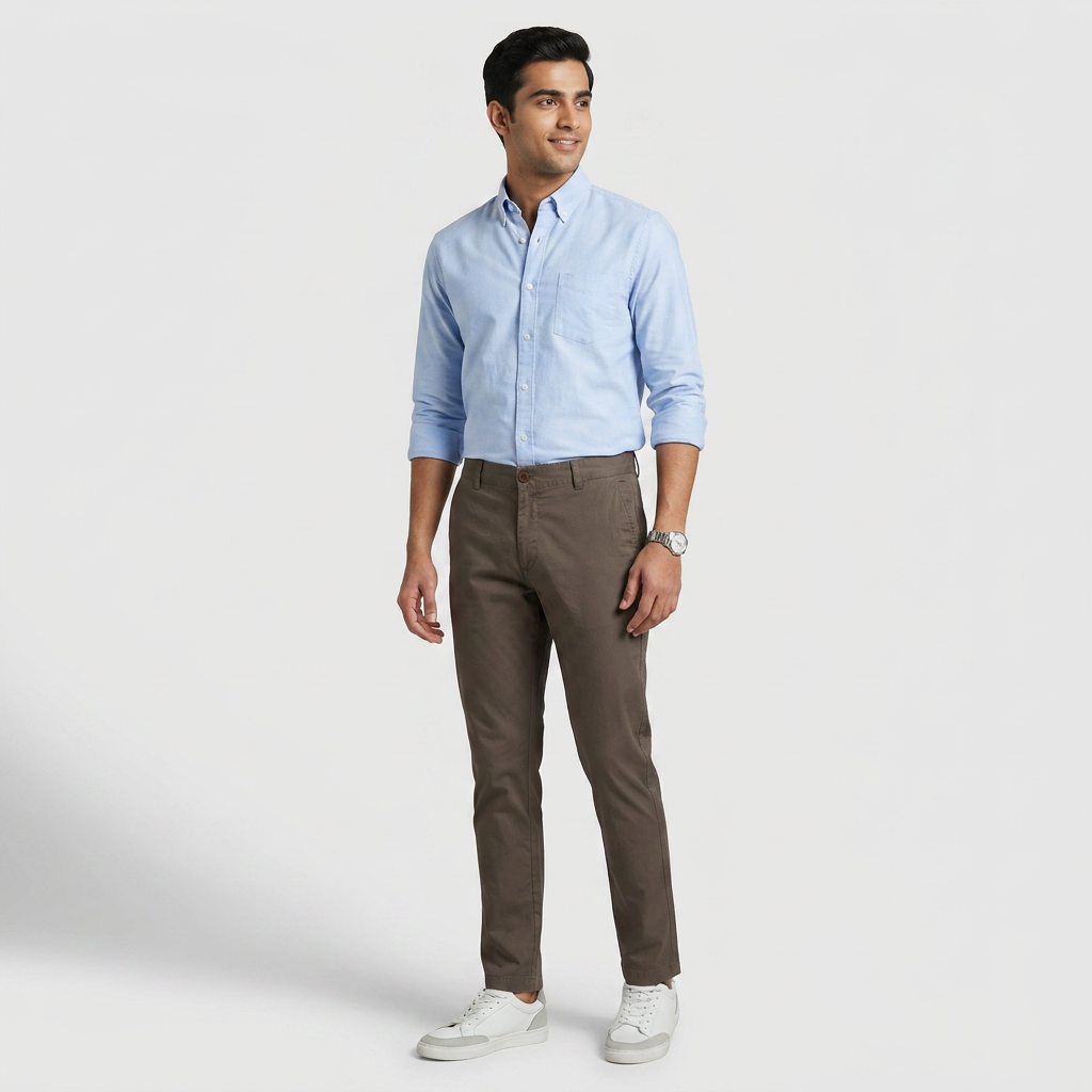 Brunch Pants - Smart Modern Elasticated Waistband Ankle Length Pure Cotton