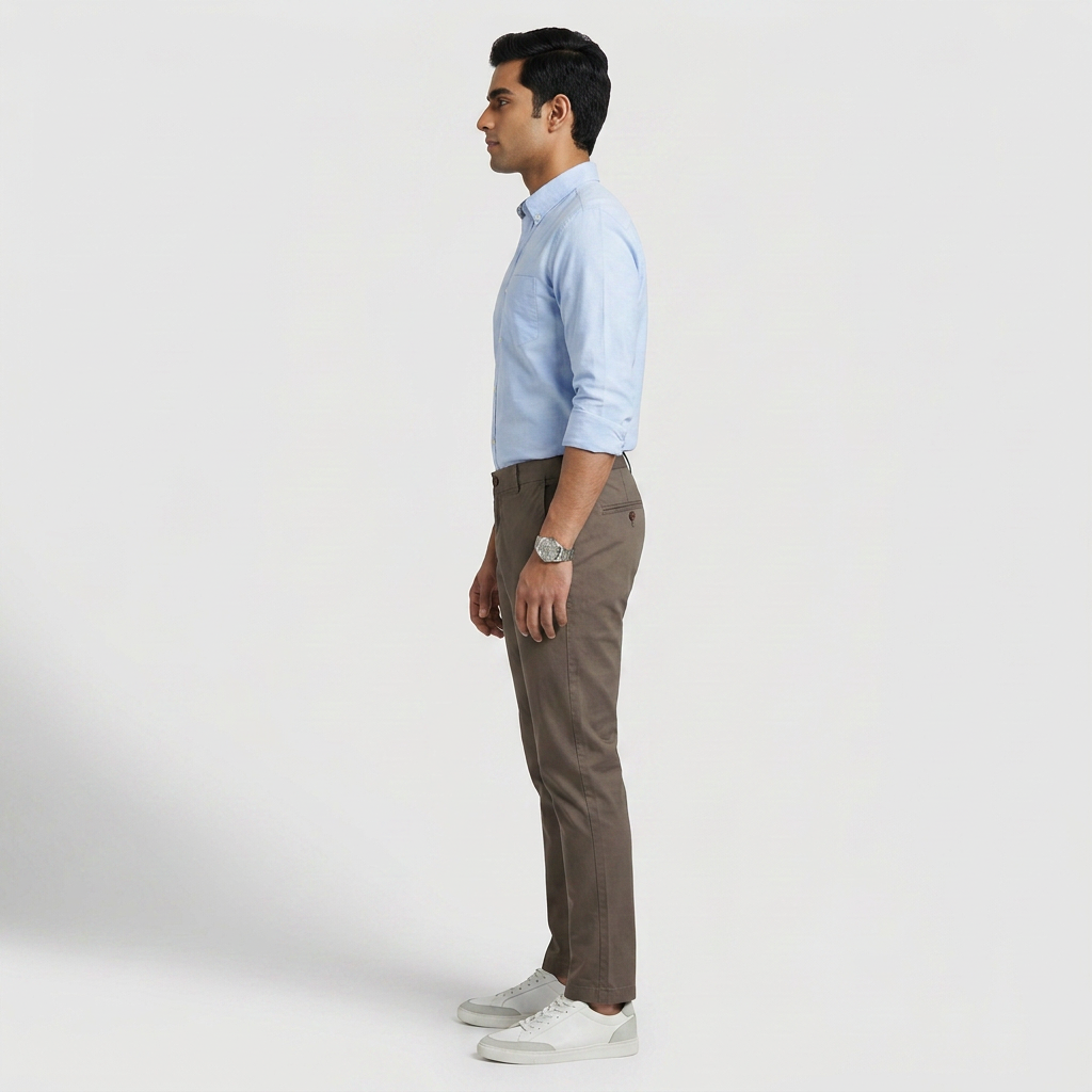 Brunch Pants - Smart Modern Elasticated Waistband Ankle Length Pure Cotton