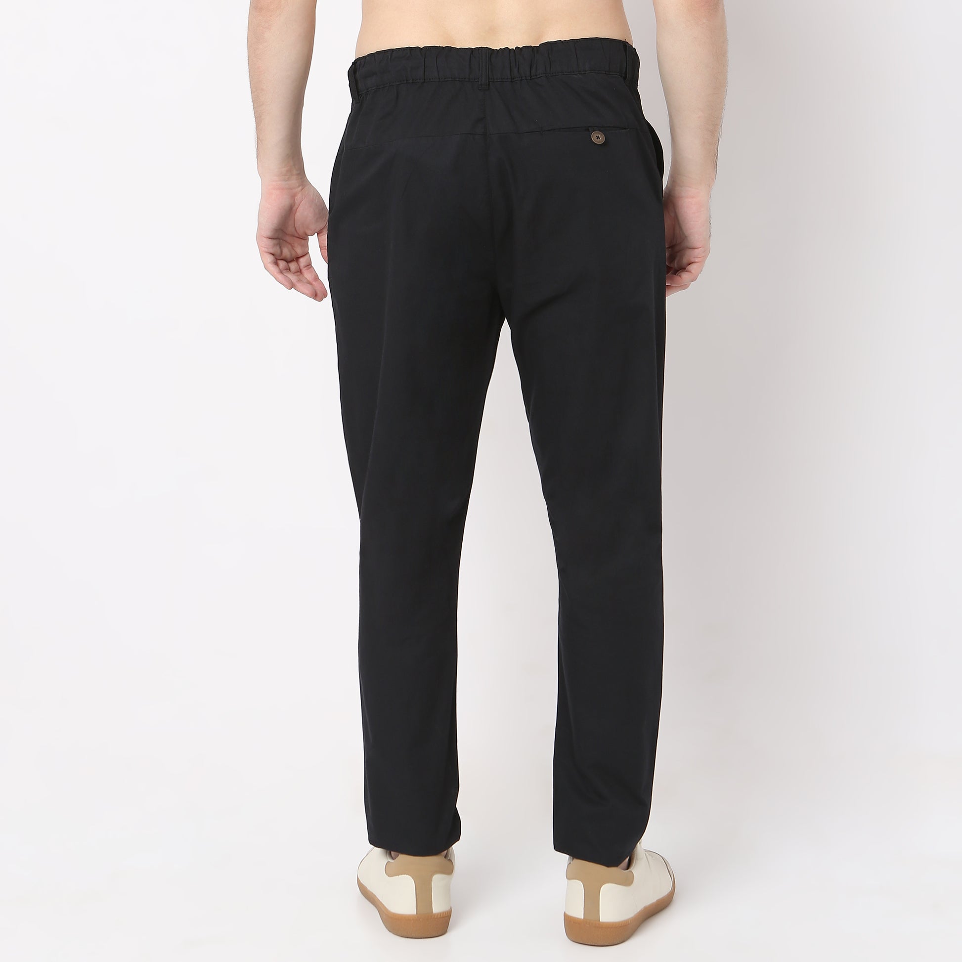 Brunch Pants - Smart Modern Elasticated Waistband Ankle Length Pure Cotton
