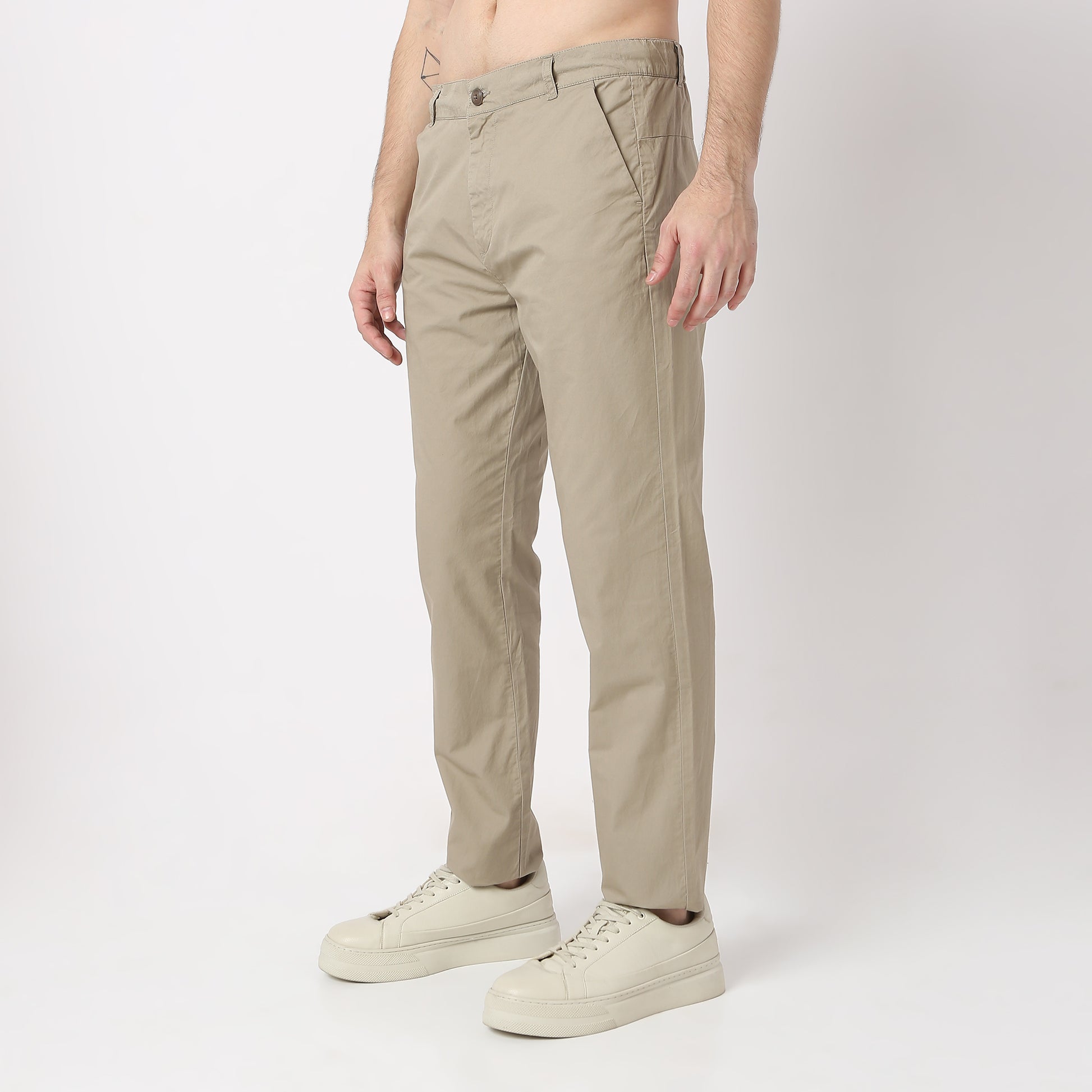 Brunch Pants - Smart Modern Elasticated Waistband Ankle Length Pure Cotton