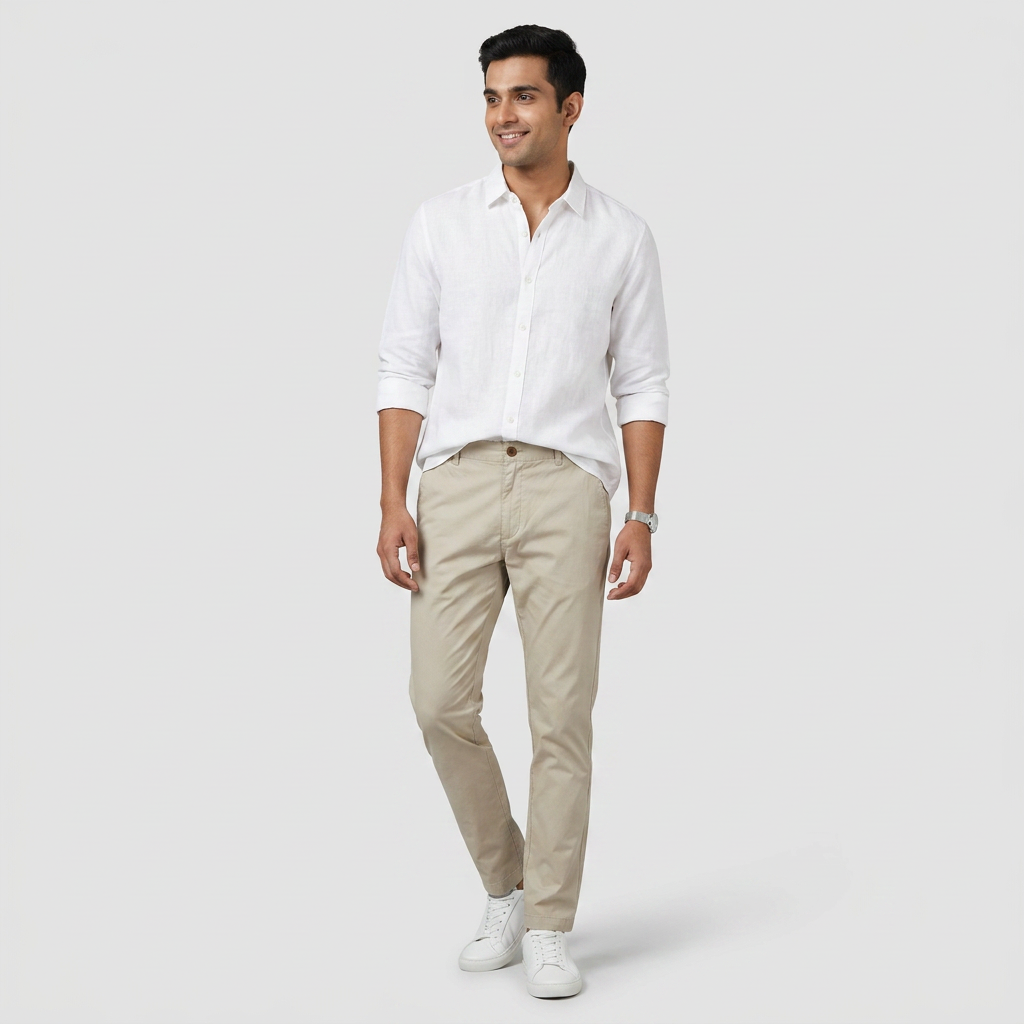 Brunch Pants - Smart Modern Elasticated Waistband Ankle Length Pure Cotton