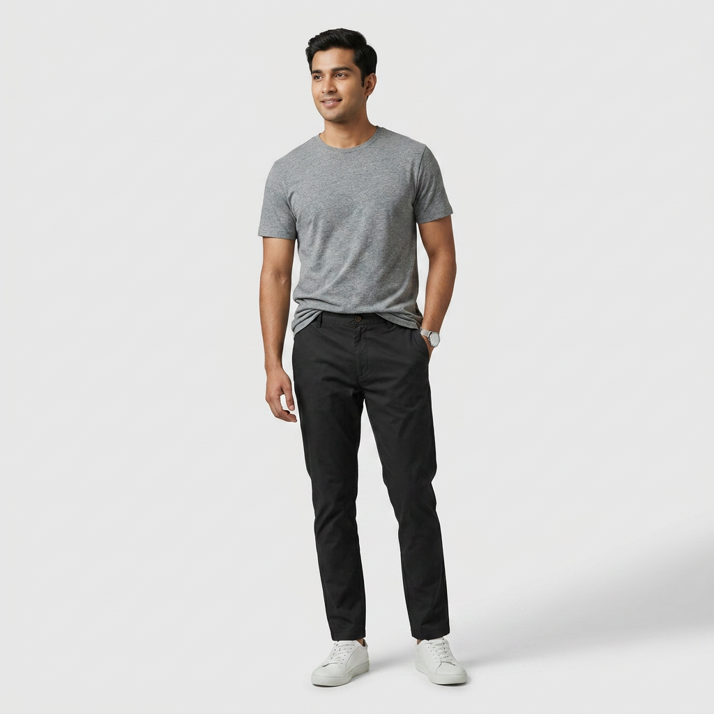 Brunch Pants - Smart Modern Elasticated Waistband Ankle Length Pure Cotton
