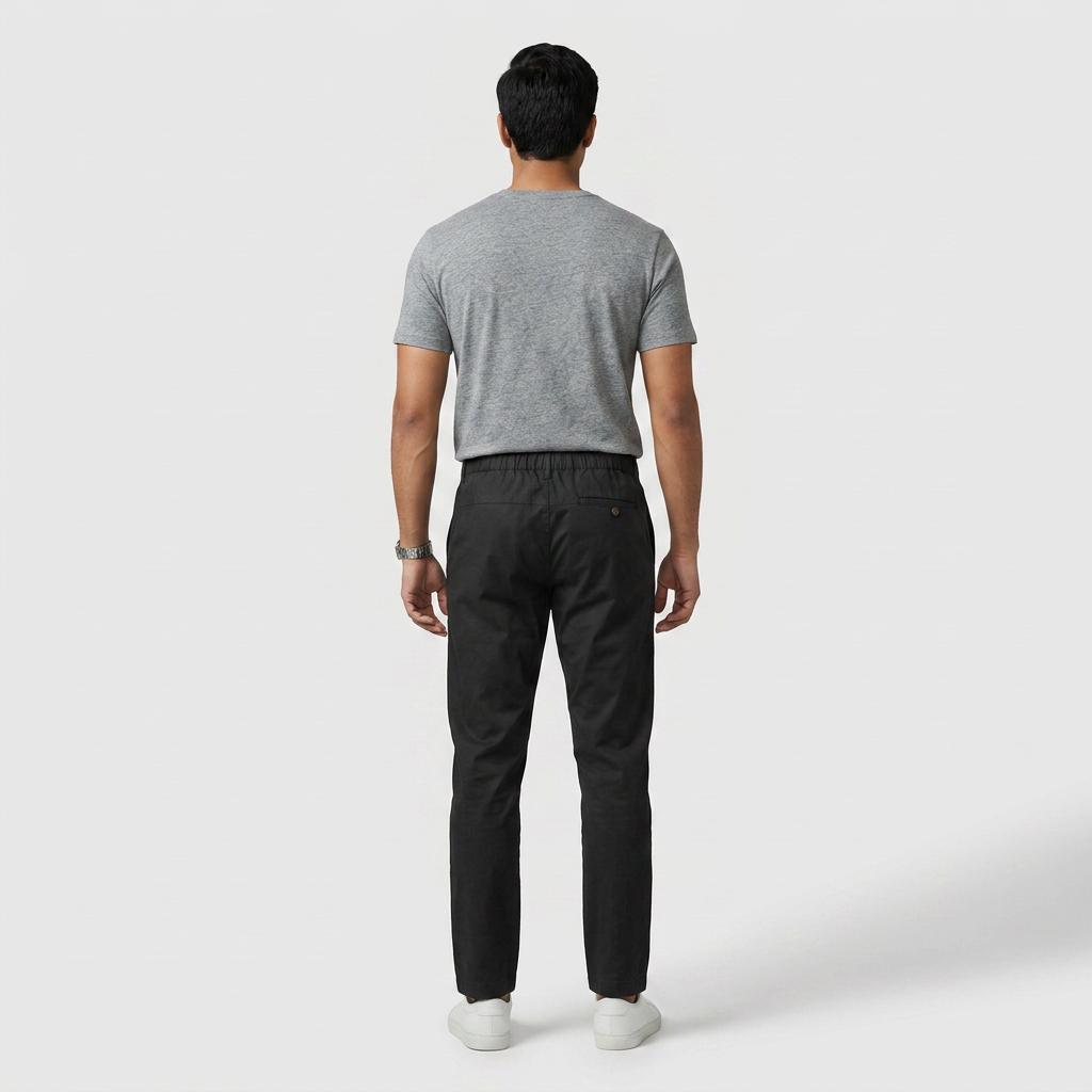 Brunch Pants - Smart Modern Elasticated Waistband Ankle Length Pure Cotton