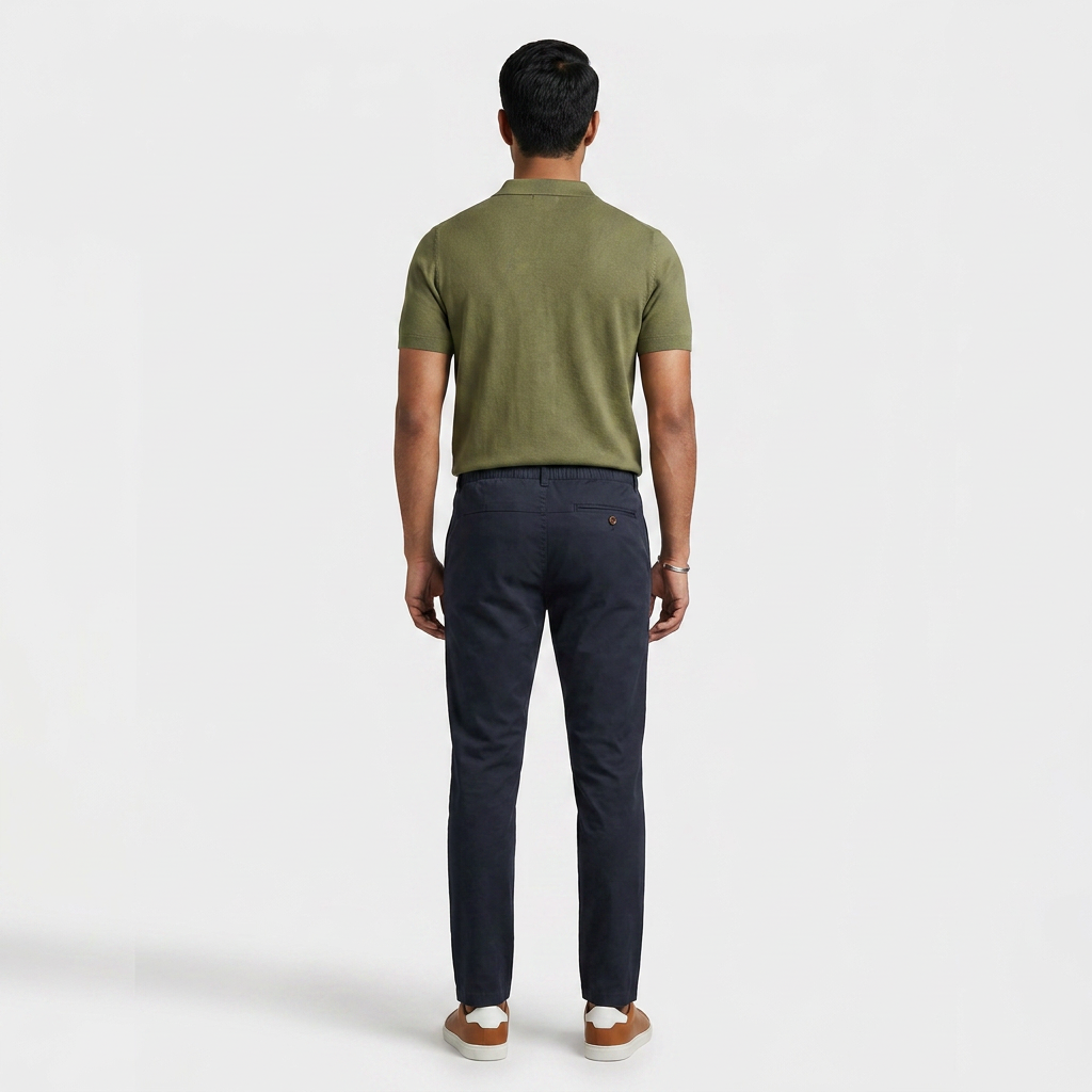 Brunch Pants - Smart Modern Elasticated Waistband Ankle Length Pure Cotton