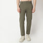 Regular Fit Solid Mid Rise Trousers