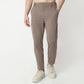Regular Fit Solid Mid Rise Trousers