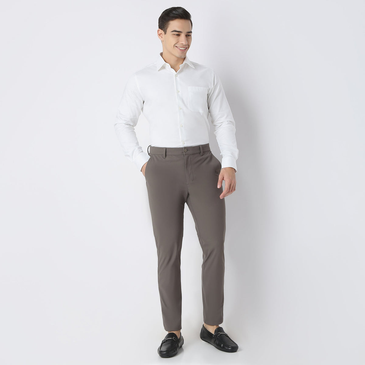 Anti Wrinkle 4-way Stretch Mid Rise Fluid-X Pants