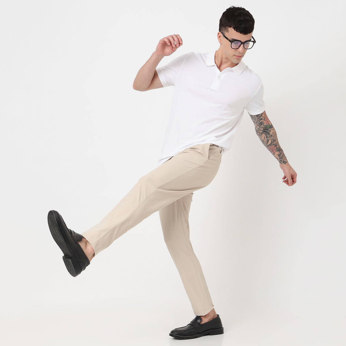 Anti Wrinkle 4-way Stretch Mid Rise Fluid-X Pants