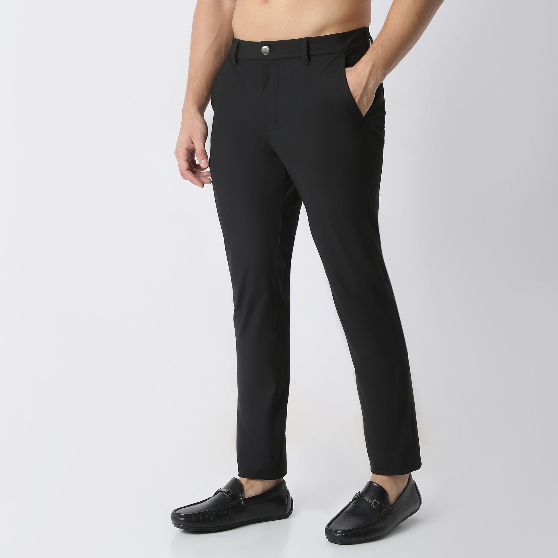 Anti Wrinkle 4-way Stretch Mid Rise Fluid-X Pants
