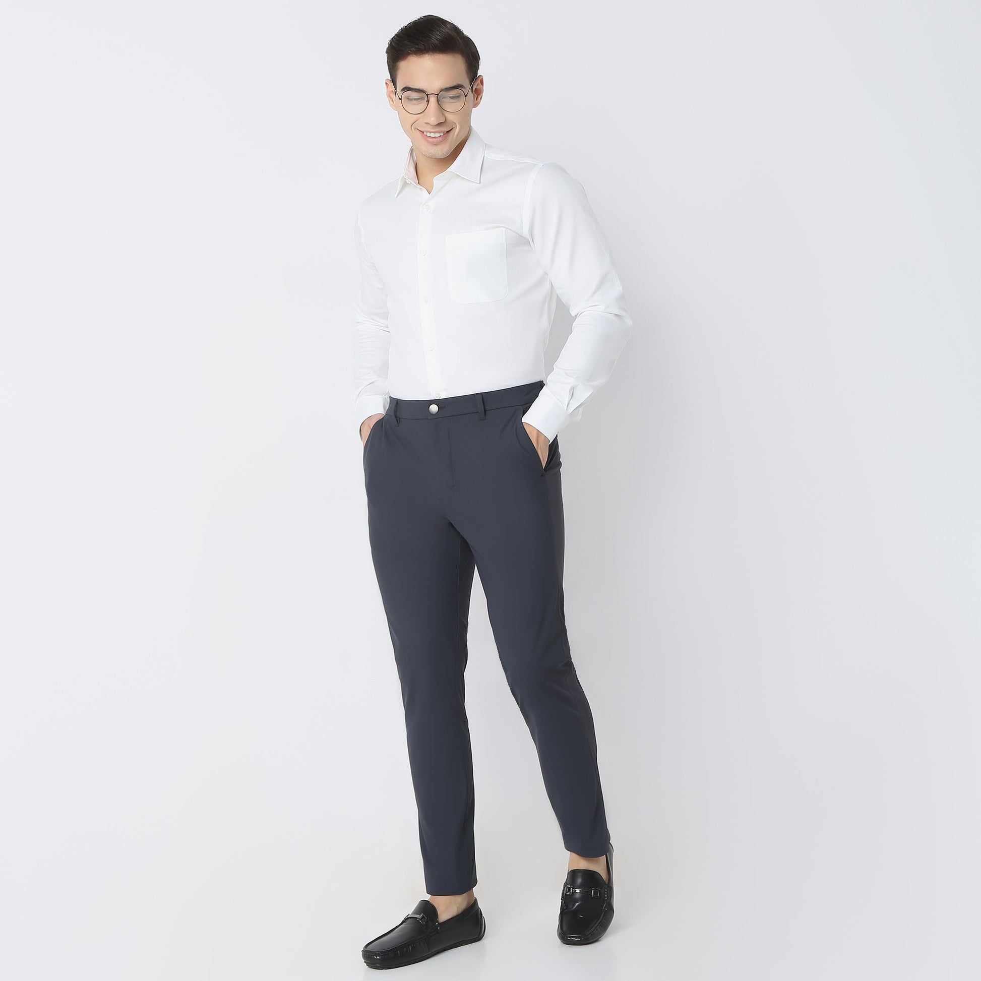 Anti Wrinkle 4-way Stretch Mid Rise Fluid-X Pants