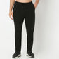 Solid Ankle Length Knitted Textured Pants