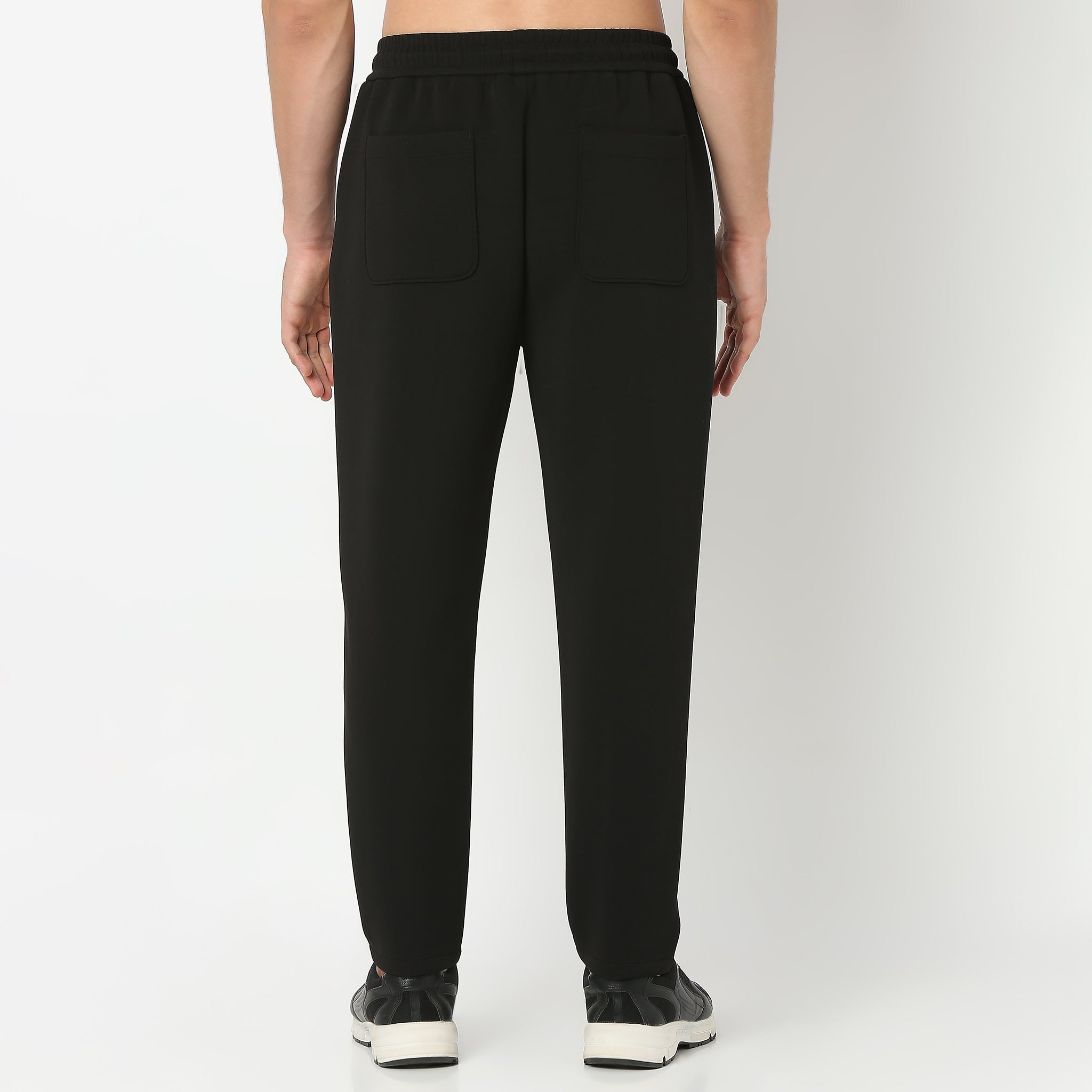 Downton Pants™ Solid Knitted Textured With Elasticated Waist