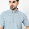 Regular Fit Printed Cambridge Shirt