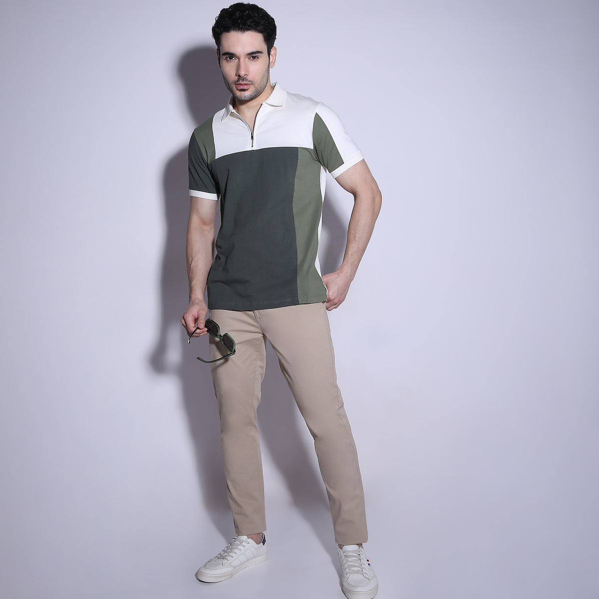 Regular Fit Structured Polo T-Shirt