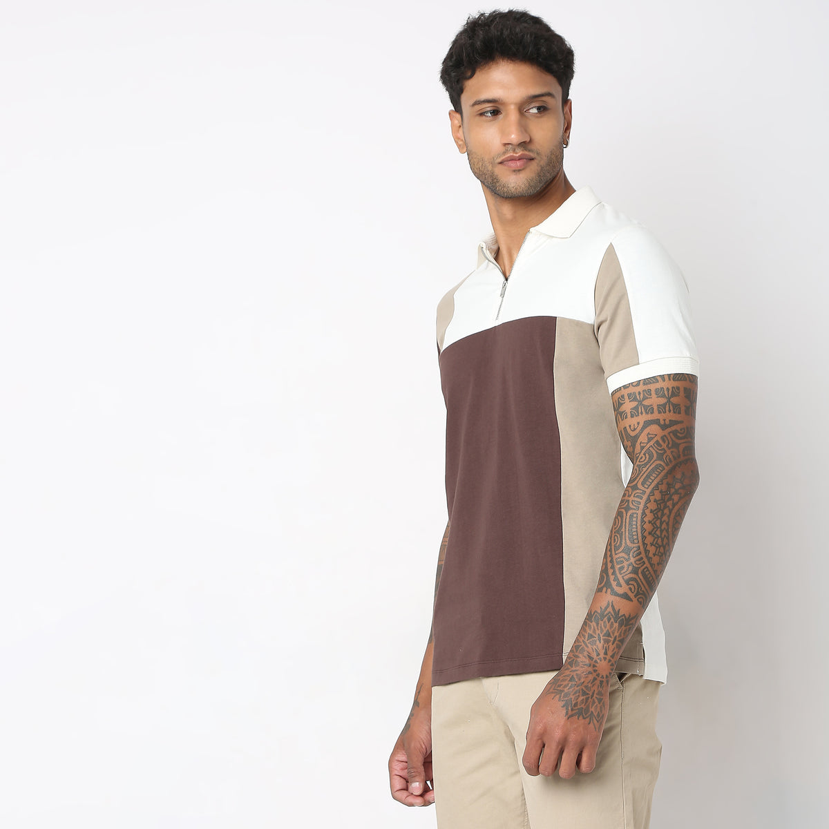 Regular Fit Structured Polo T-Shirt