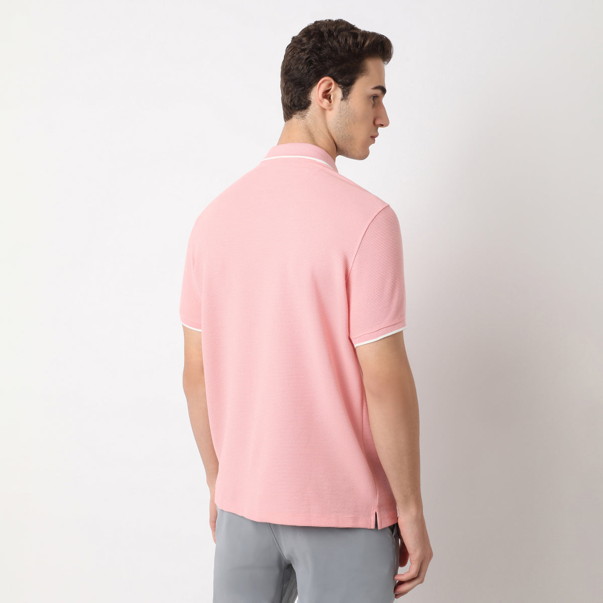 Structured Modern Smart Polo T-Shirt