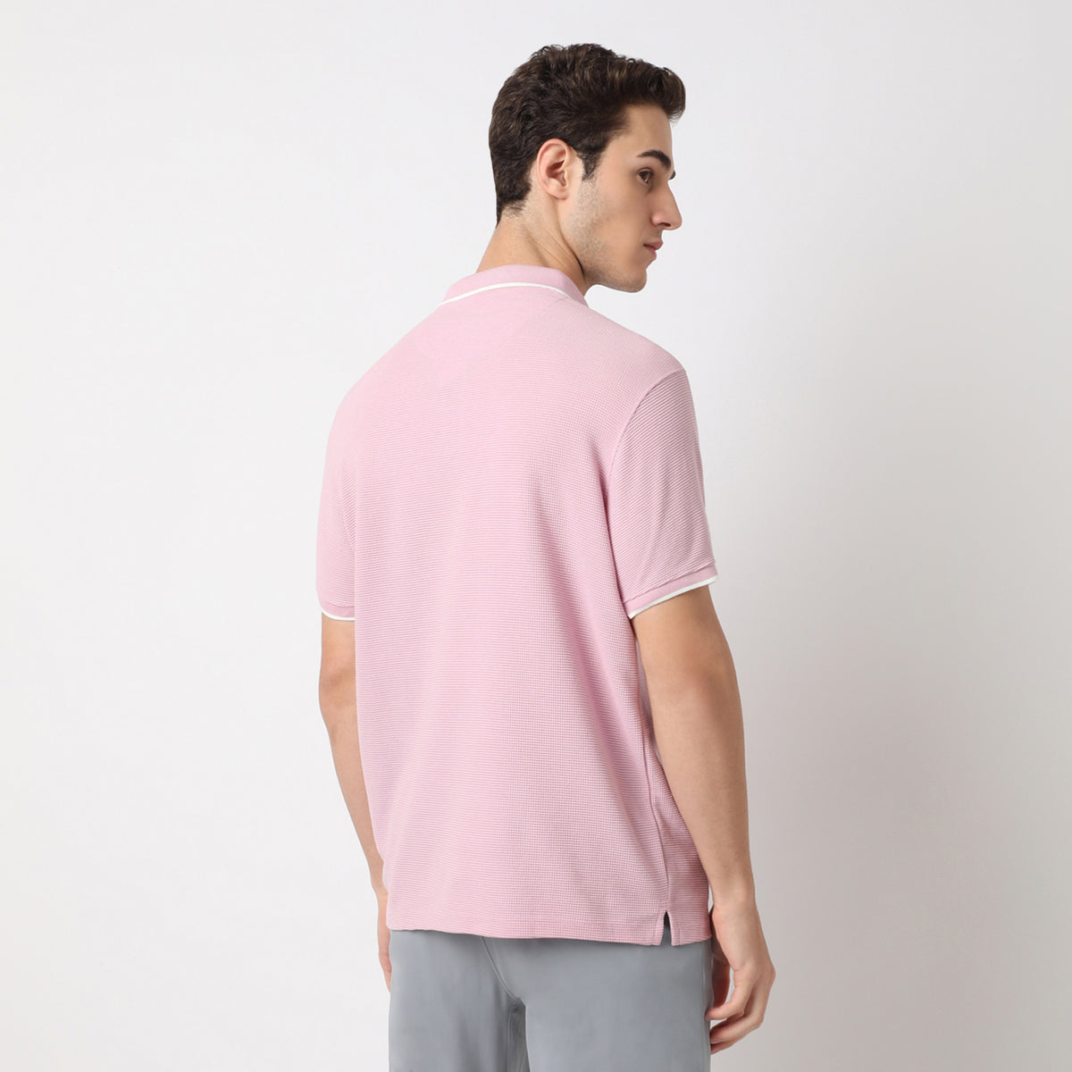 Structured Modern Smart Polo T-Shirt