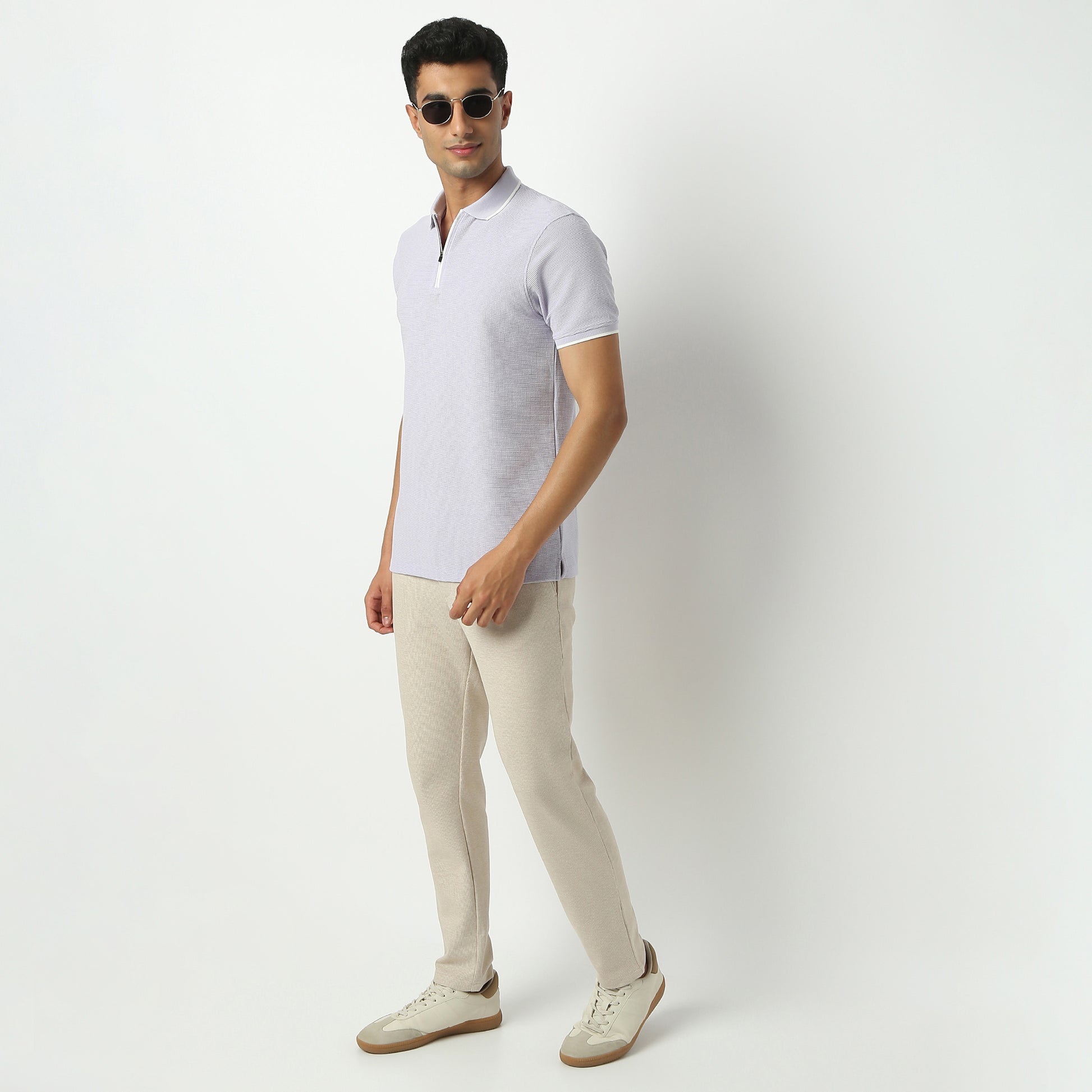 Structured Modern Smart Polo T-Shirt