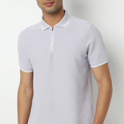 Structured Modern Smart Polo T-Shirt