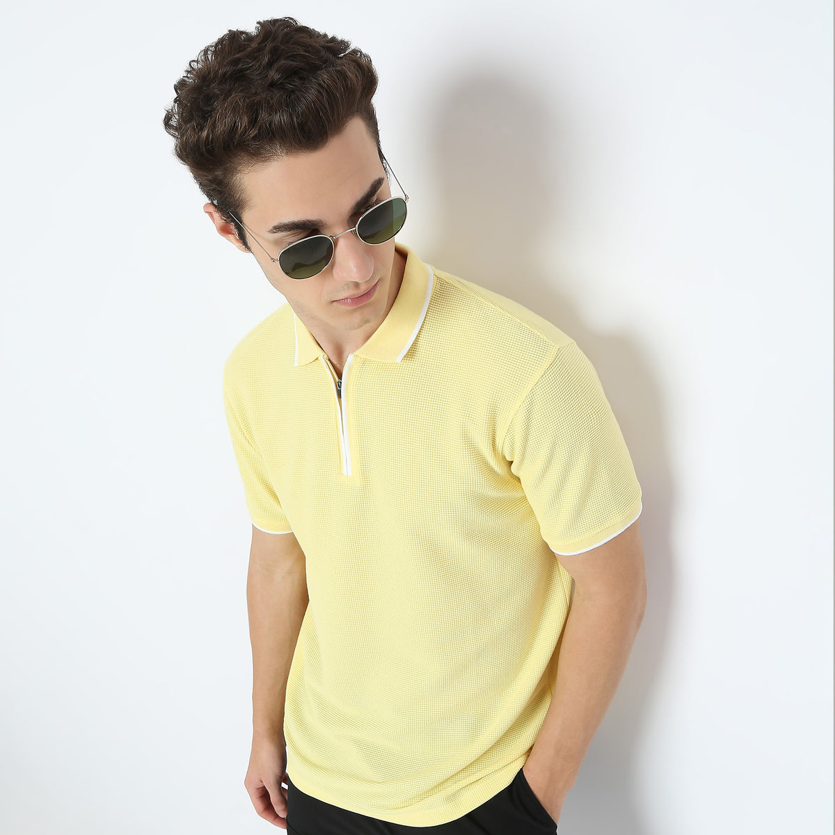 Structured Modern Smart Polo T-Shirt