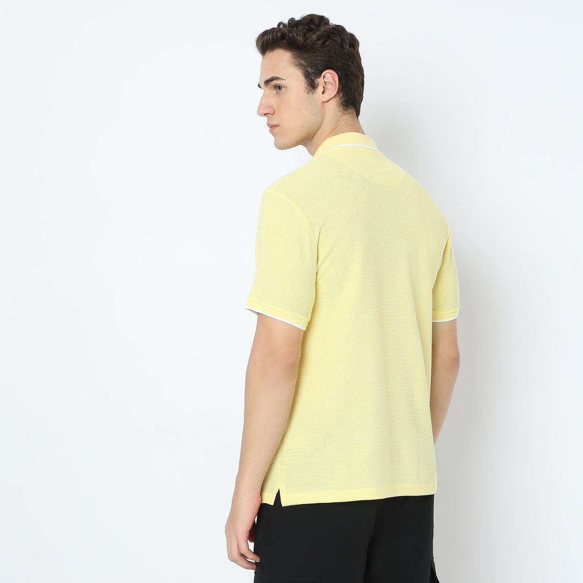 Structured Modern Smart Polo T-Shirt