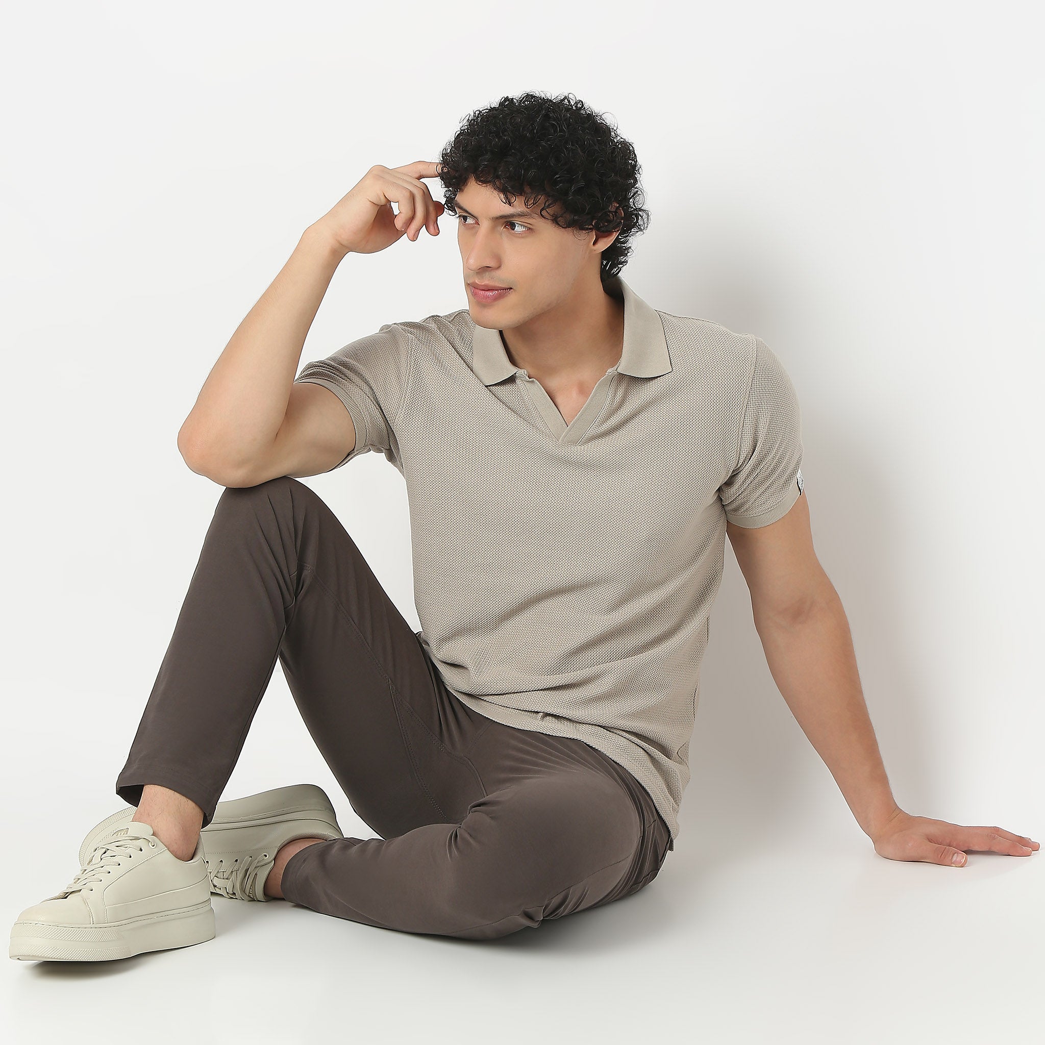 Jacquard Island Polo T-Shirt – Style Union