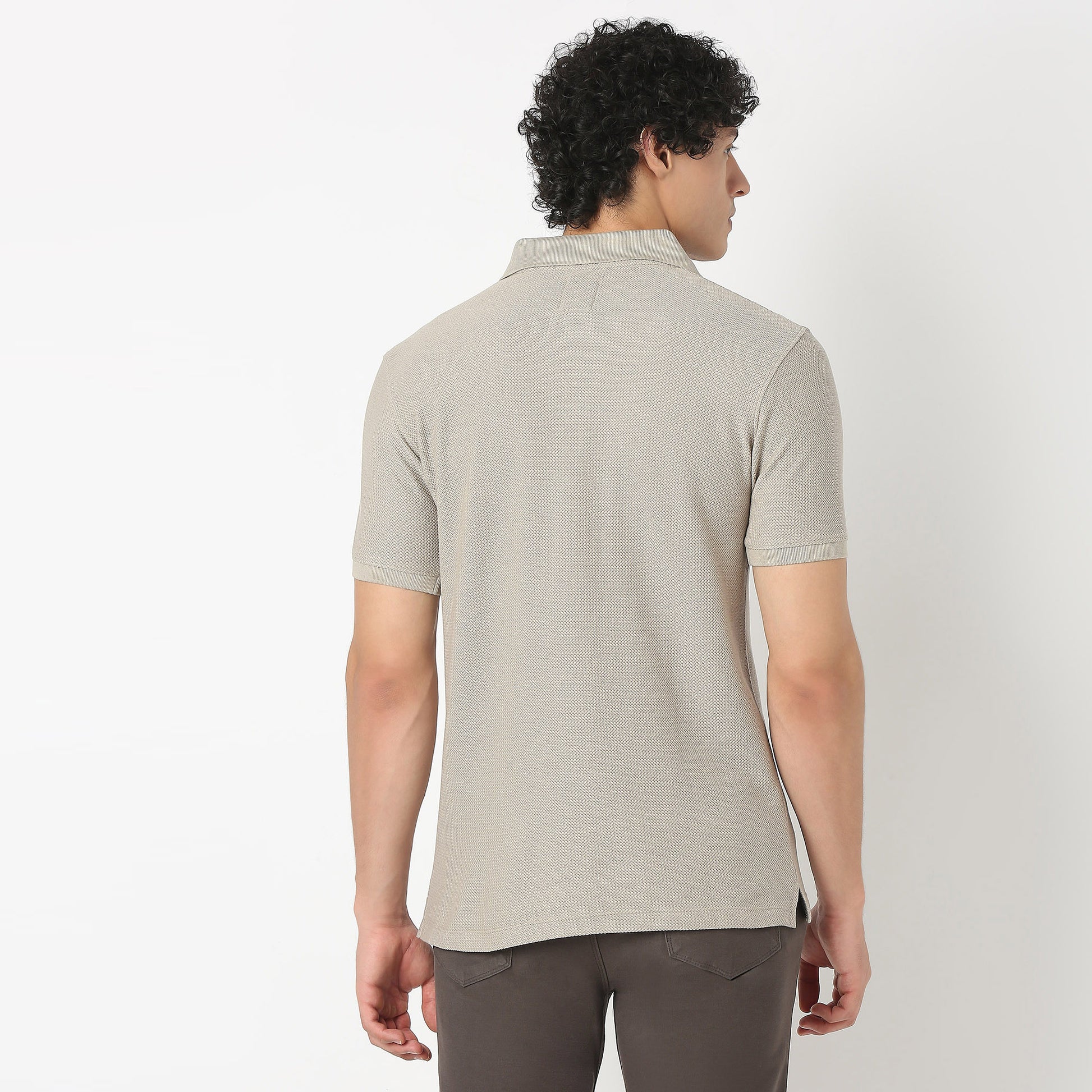 Jacquard Island Polo T-Shirt