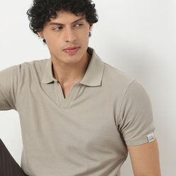 Jacquard Island Polo T-Shirt